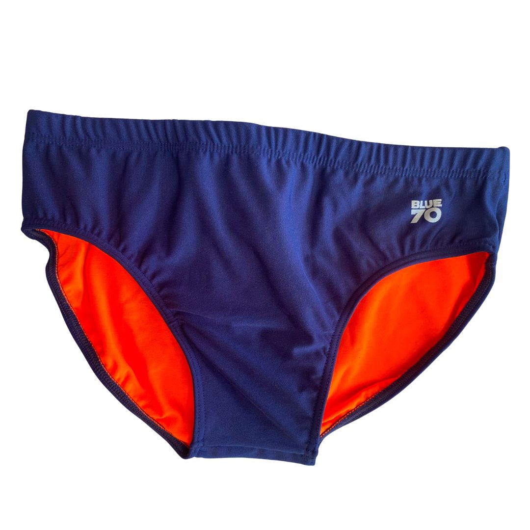 NEW! Comfort Brief - Navy/Orange