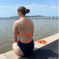NEW! Motion Tie Back - Navy/Orange